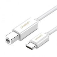 

												
												UGREEN USB Type C to USB-B Cable White White 1.5M